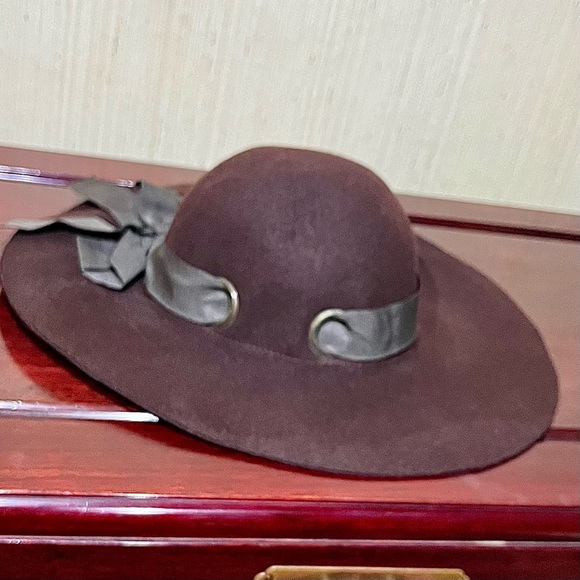 NWT Jessica Simpson brown Wool hat - Picture 2 of 5